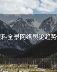 51爆料全景网络舆论趋势洞察